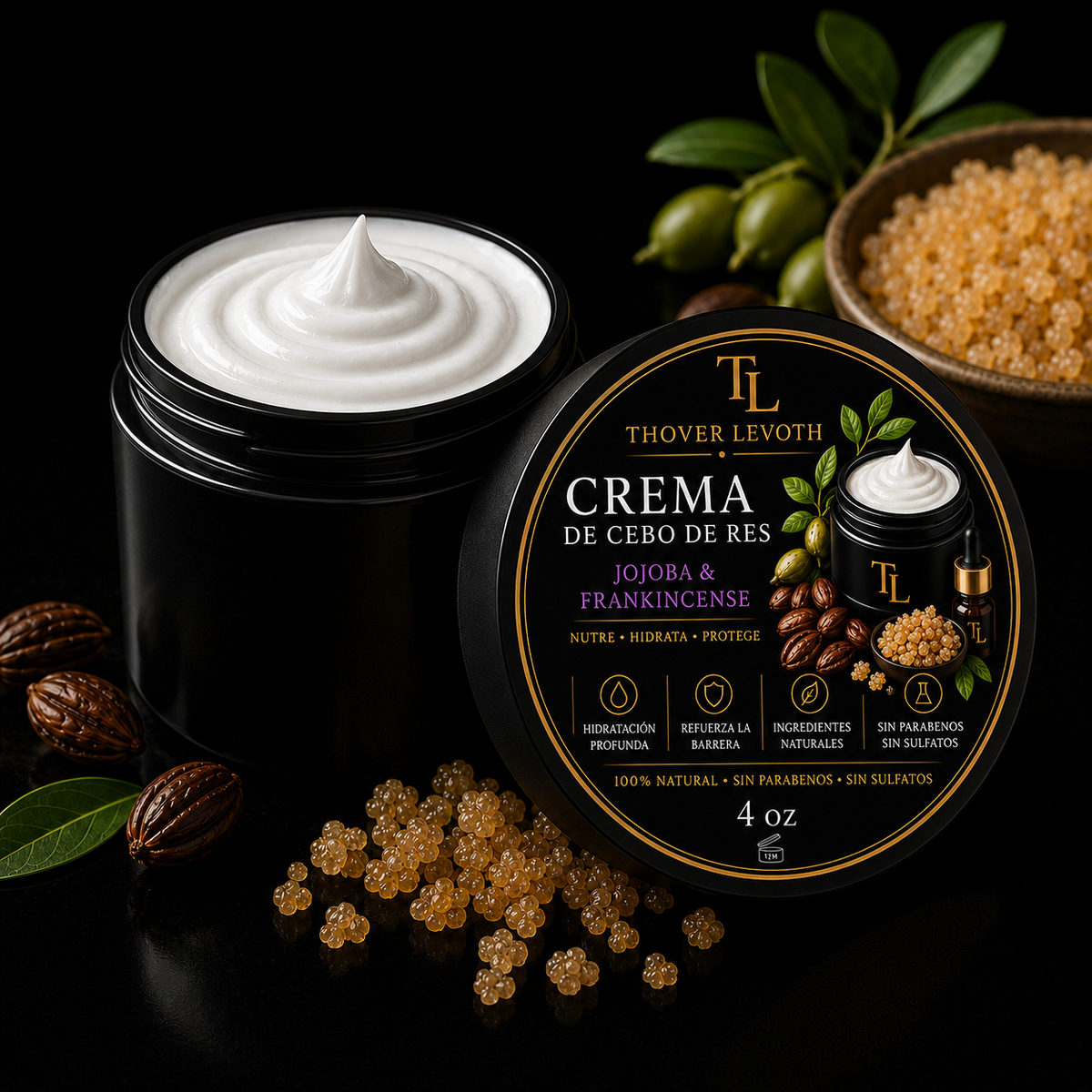 Tallow Cream 2oz Frankincense