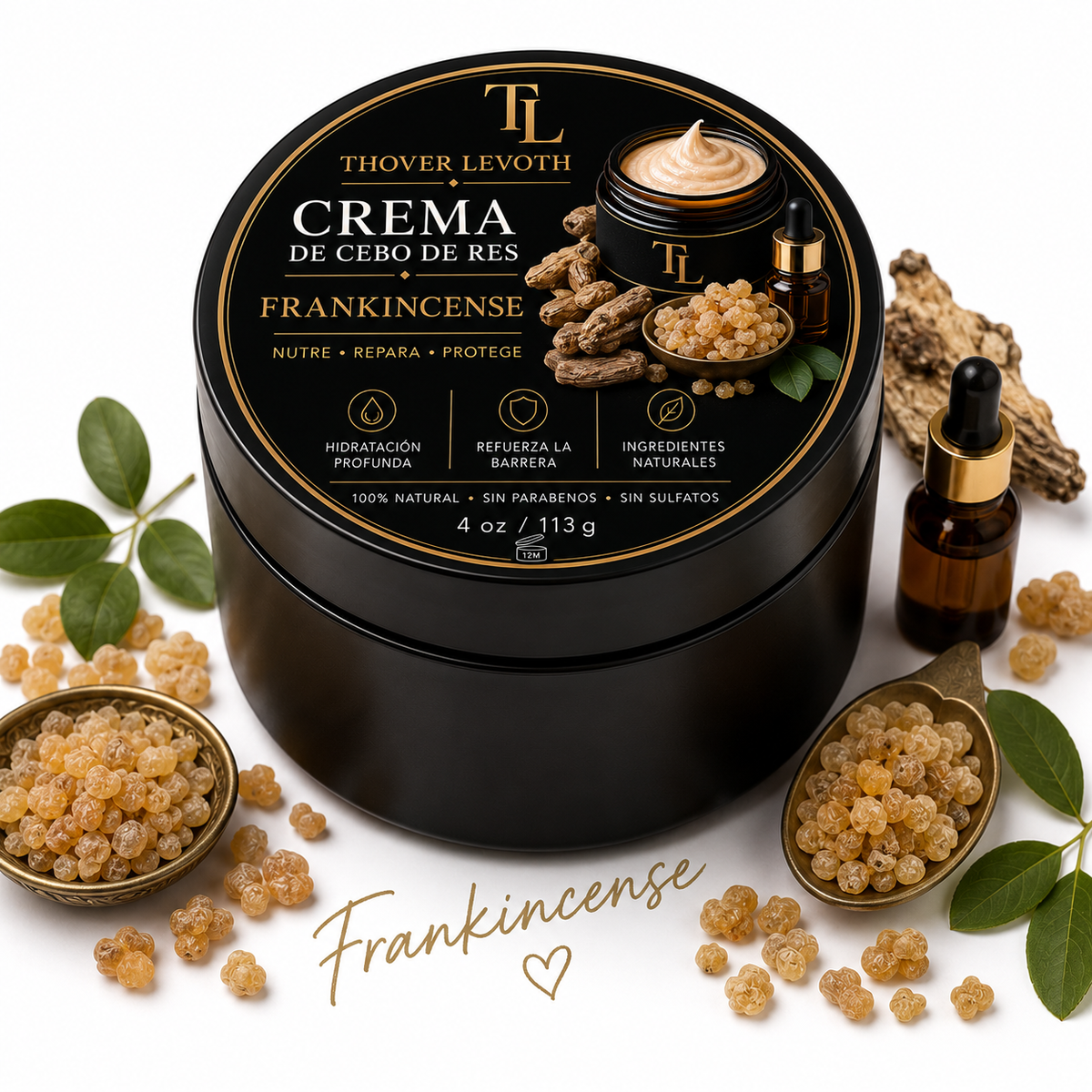 Tallow Cream 2oz Frankincense